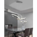 Trio R32751107 LED závesné stropné svietidlo Sansa 1x28W | SMD | 3200lm | 3000K - 3 fázové stmievanie, matný nikel