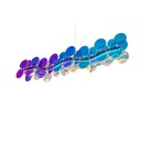 Trio R33681153 LED závesné stropné svietidlo PULSE | 178W integrovaný LED zdroj | 2000lm | 4000K | Trio - SwitchDimmer | na lanku