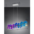 Trio R33681153 LED závesné stropné svietidlo PULSE | 178W integrovaný LED zdroj | 2000lm | 4000K | Trio - SwitchDimmer | na lanku