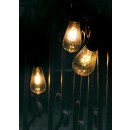 Trio R35146132 LED solárne vonkajšie závesné svietidlá set Campus 3x0,1W | IP44 - sada 3ks, čierna