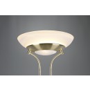 Trio R40073508 LED stojacie svietidlo Orson 1x27W + 1x4,5W | 3150lm | 3000K | IP20 - stmievateľné, pamäťová funkcia, oddelené vypínače, mosadz s alabastrom