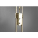 Trio R40073508 LED stojacie svietidlo Orson 1x27W + 1x4,5W | 3150lm | 3000K | IP20 - stmievateľné, pamäťová funkcia, oddelené vypínače, mosadz s alabastrom