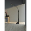 Trio R41031507 LED stojacie svietidlo Reed 5x3,5W | 1750lm | 3000K | IP20 - vypínač na tele, pamäťová funkcia, 3 fázové stmievanie, nikel