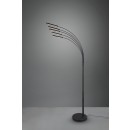 Trio R41031532 LED stojacie svietidlo Reed 5x3,5W | 1750lm | 3000K | IP20 - vypínač na tele, pamäťová funkcia, 3 fázové stmievanie, čierna