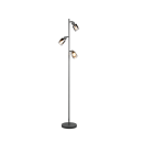 Trio TR41783042 stojacia lampa CADIZ  | 10W E14 | vypínač | čierna