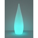 Trio R45101901 LED záhradné svietidlo Palmas 1x4,5W | 120lm | 3000K | IP44 | RGB - diaľkové ovládanie, stmievateľné, biela