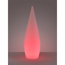 Trio R45101901 LED záhradné svietidlo Palmas 1x4,5W | 120lm | 3000K | IP44 | RGB - diaľkové ovládanie, stmievateľné, biela
