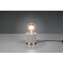 Trio R50691011 stolové svietidlo Judy 1x40W | E27 - káblový spínač, biela