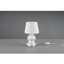 Trio R50851001 stolové svietidlo 1x40W | E14 - káblový spínač, biela