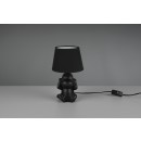 Trio R50861002 stolové svietidlo Nilson 1x40W | E14 - káblový spínač, čierna