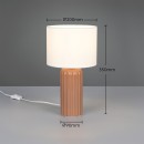 Trio R51811972 stolná lampička BLAIR | 10W E27 | vypínač