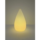 Trio R55101101 LED záhradné stolové svietidlo Palmas 1x1,5W | 45lm | 3000K | IP44 | RGB - diaľkové ovládanie, stmievateľné, biela