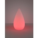 Trio R55101101 LED záhradné stolové svietidlo Palmas 1x1,5W | 45lm | 3000K | IP44 | RGB - diaľkové ovládanie, stmievateľné, biela