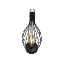 Trio R55306132 LED solárne vonkajšie stolné svietidlo Mairana 1x0,1W | IP44 - súmrakový senzor, čierna