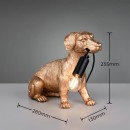 Trio R56601079 stolná lampička RUDI | 10W E14 | vypínač