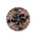 Trio R61105032 stropný ventilátor s osvetlením Trondheim 4x10W | E27 - diaľkové ovládanie, časovač, 3 rýchlosti, drevo, čierna
