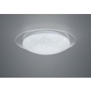 Trio R62064800 LED stropné svietidlo Frodo 1x16W | 1350lm | 2700-5500K | IP20 - stmievateľné, nastavenie teploty osvetlenia, diaľkové osvetlenie, efekt hviezdnej oblohy, biela