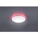 Trio R62093500 LED stropné svietidlo Bilbo 1x13W | 1000L | 2700-5500K | IP20 | RGBW - stmievateľné, nepriame svetlo, nastavenie teploty osvetlenia, diaľkové ovládanie, efekt hvězny oblohy, oddelené vypínače, biela