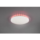 Trio R62094800 LED stropné svietidlo Bilbo 1x16W | 1350lm | 2700-5500K | IP20 | RGBW - stmievateľné, nepriame svetlo, nastavenie teploty osvetlenia, diaľkové ovládanie, efekt hvězny oblohy, oddelené vypínače, biela