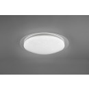 Trio R62094800 LED stropné svietidlo Bilbo 1x16W | 1350lm | 2700-5500K | IP20 | RGBW - stmievateľné, nepriame svetlo, nastavenie teploty osvetlenia, diaľkové ovládanie, efekt hvězny oblohy, oddelené vypínače, biela