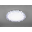 Trio R62371200 LED stropné svietidlo Heracles 1x24W | 2000L | 2700-6500K | IP20 - stmievateľné, nastavenie teploty osvetlenia, diaľkové ovládanie, efekt hviezdnej oblohy, biela