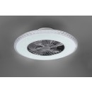 Trio R62412106 LED prisadený luster s ventilátorom Harstad 1x40W | 3000-6000K - stmievateľný, s diaľkovým ovládačom
