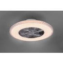 Trio R62412106 LED prisadený luster s ventilátorom Harstad 1x40W | 3000-6000K - stmievateľný, s diaľkovým ovládačom
