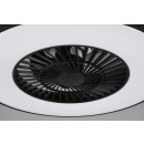 Trio R62672132 LED stropné svietidlo s ventilátorom Halmstad 1x40W | 3000lm | 3000 - 6500K - oddelené vypínače, diaľkové ovládanie, stmievateľné, 3 rýchlosti, časovač, nočný režim, čierna