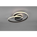 Trio R62751132 LED prisadené stropné svietidlo 1x18,5W | 2050L | 3000K - 3 fázové stmievanie, matná čierna