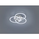 Trio R62823107 LED prisadené stropné svietidlo Circle 1x27W | 3100lm | 2700K-6000K - nastaviteľné, stmievateľné, nočný režim, diaľkové ovládanie, matný nikel