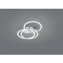 Trio R62823107 LED prisadené stropné svietidlo Circle 1x27W | 3100lm | 2700K-6000K - nastaviteľné, stmievateľné, nočný režim, diaľkové ovládanie, matný nikel