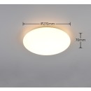 Trio TR63501101 LED prisadené stropné svietidlo VIORA  | 9W integrovaný LED zdroj | 1x1100lm | 3000K | biela