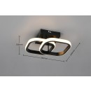 Trio R63531932 LED prisadené stropné svietidlo KASIA | 7W integrovaný LED zdroj | 800lm | 3000K