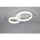 Trio R63601231 LED prisadené stropné svietidlo SCOPE | 22W integrovaný LED zdroj | 3000lm | 4000K