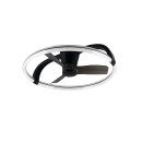 Trio R64262132 LED ventilátor s osvetlením STOCKHOLM | 37W integrovaný LED zdroj | 4300lm | 2700-6500K | vypínač | rgb - farebné | stmievač | diaľkové ovládanie | ventilátor