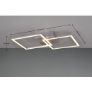 Trio R64492187 LED prisadený luster Trail | 20W integrovaný LED zdroj | 2250 lm | 3000K