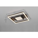 Trio TR64801932 LED prisadené stropné svietidlo WHEELER | 16W integrovaný LED zdroj