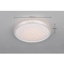 Trio TR64811101 LED prisadené stropné svietidlo VARDA | 24W integrovaný LED zdroj