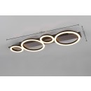 Trio TR64821109 LED prisadené stropné svietidlo LUMOS | 26,5W integrovaný LED zdroj