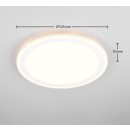Trio TR64882101 LED prisadené stropné svietidlo CORA | 11W integrovaný LED zdroj