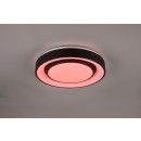 Trio R65041032 LED SMD inteligentné stropné svietidlo Mona 1x20W | 3000 - 6000 K | 2400lm - RGB, hviezdný efekt, stmievateľné, diaľkové ovládanie WiZ