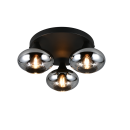 Trio TR66643054 prisadené stropné svietidlo DIVINA  | 10W E14 | dymová