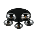 Trio TR66645054 prisadené stropné svietidlo DIVINA  | 10W E14 | dymová