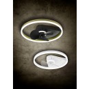 Trio R67083132 LED stropný ventilátor s osvetlením Borgholm 1x30W | 3000lm | 2700-6000K - stmievateľné, diaľkové ovládanie, nastaviteľná teplota svetla, časovač, 3 rýchlosti, čierna