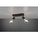 Trio R80182032 prisadené stropné bodové svietidlo Vannes 2x40W | E27 - matná čierna