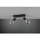 Trio R80182032 prisadené stropné bodové svietidlo Vannes 2x40W | E27 - matná čierna