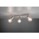 Trio R80183007 prisadené stropné bodové svietidlo Vannes 3x40W | E27 - matný nikel