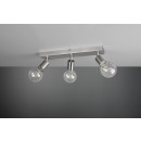 Trio R80183007 prisadené stropné bodové svietidlo Vannes 3x40W | E27 - matný nikel