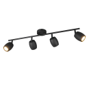 Trio TR86264032 bodové stropné svietidlo NANCY  | 35W GU10 | čierna