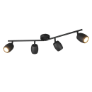 Trio TR86264032 bodové stropné svietidlo NANCY  | 35W GU10 | čierna